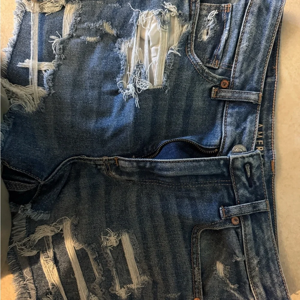 All American eagle jean shorts!